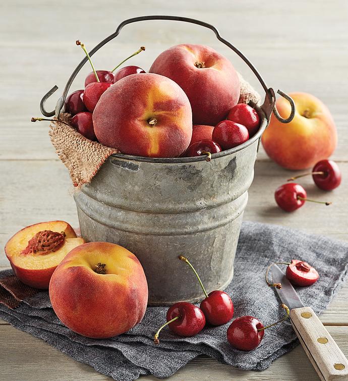 Oregold&#174; Peaches and Plump-Sweet Cherries